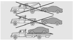 BMW X1. Abschleppwagen